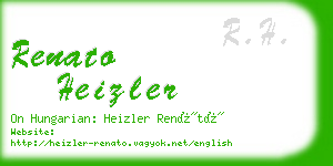 renato heizler business card